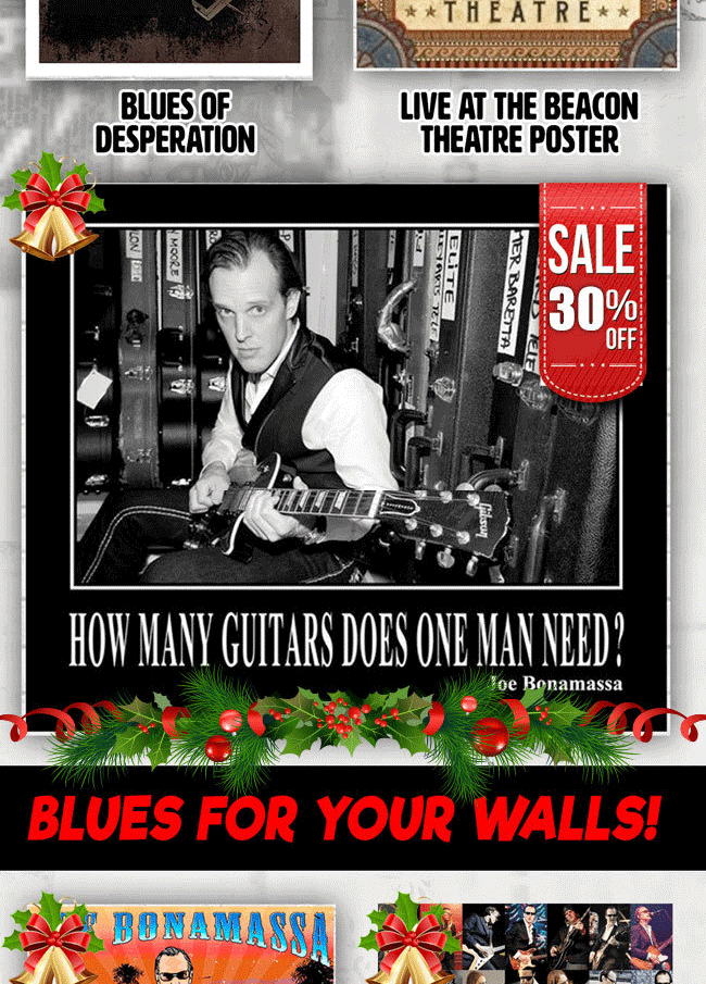 Get the latest deals on Bonamassa merch here!
