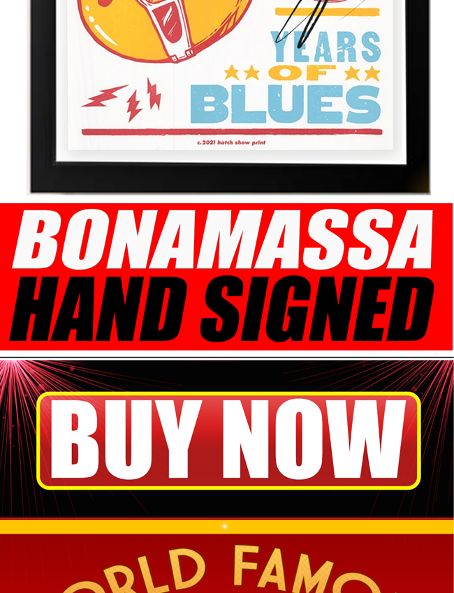 The latest Bonamassa products and sales new for you this week!