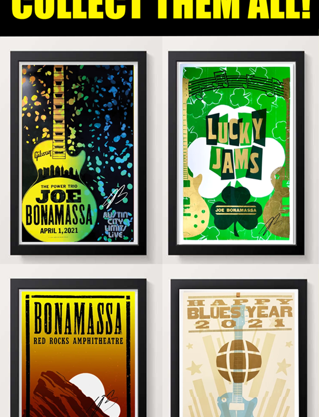 The latest Bonamassa products and sales new for you this week!