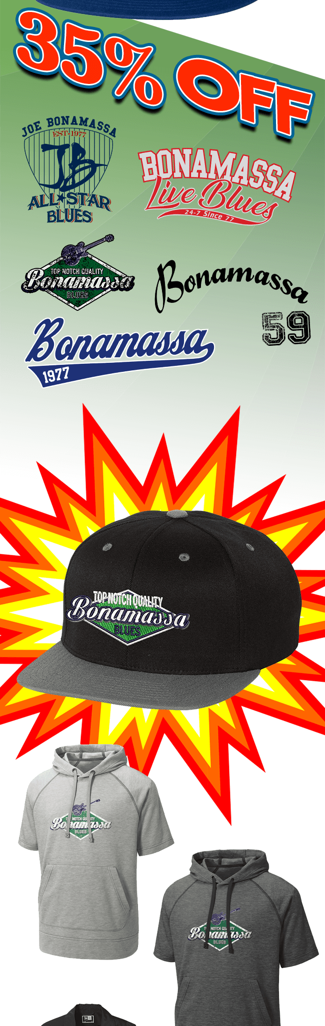 The latest Bonamassa products and sales new for you this week!