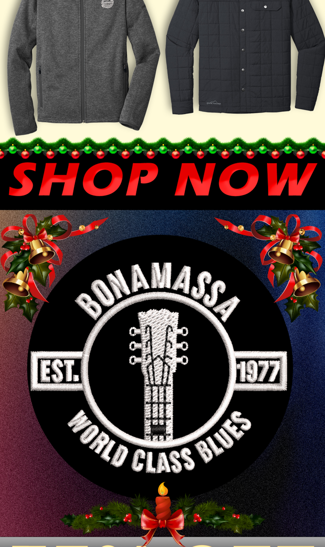 The latest Bonamassa products and sales new for you this week!