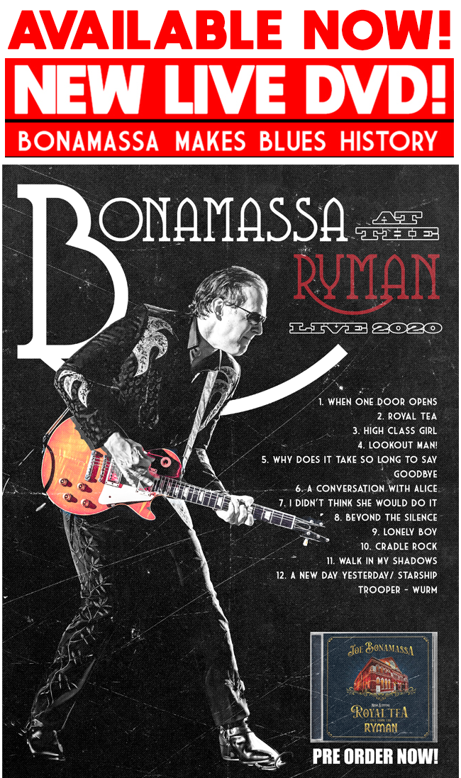 The latest Bonamassa products and sales new for you this week!