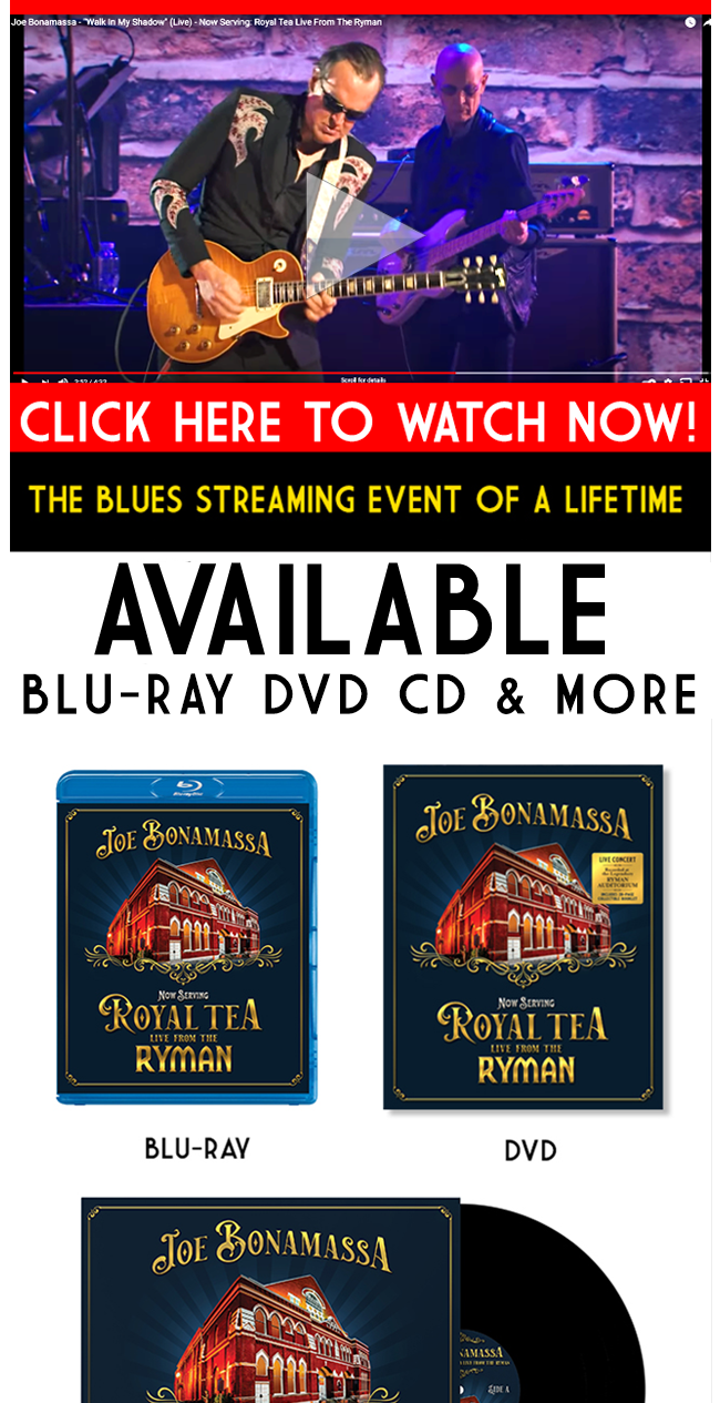 The latest Bonamassa products and sales new for you this week!