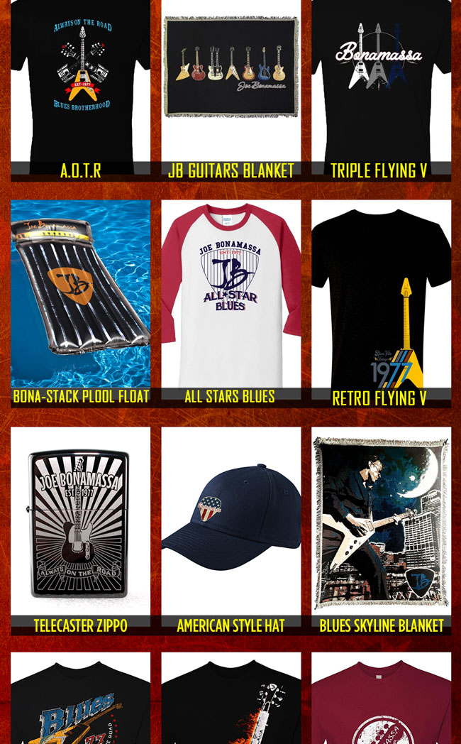The latest Bonamassa products and sales new for you this week!