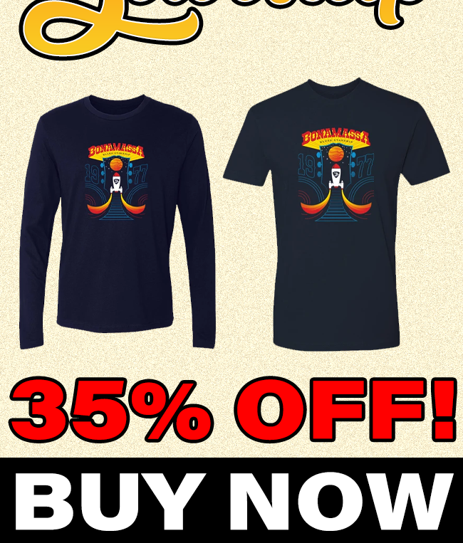 The latest Bonamassa products and sales new for you this week!