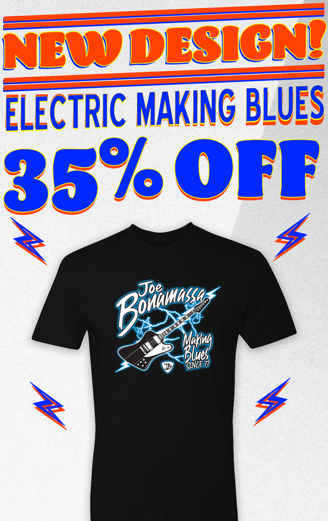 The latest Bonamassa products and sales new for you this week!