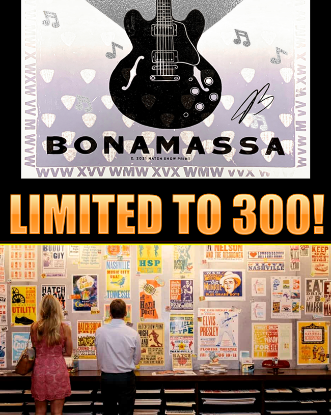 The latest Bonamassa products and sales new for you this week!