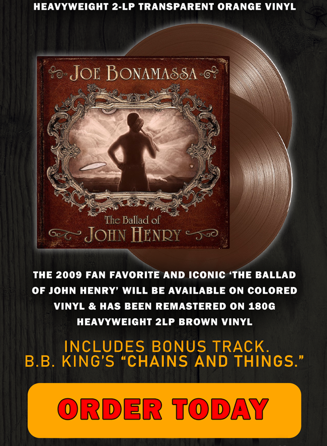 The latest Bonamassa products and sales new for you this week!