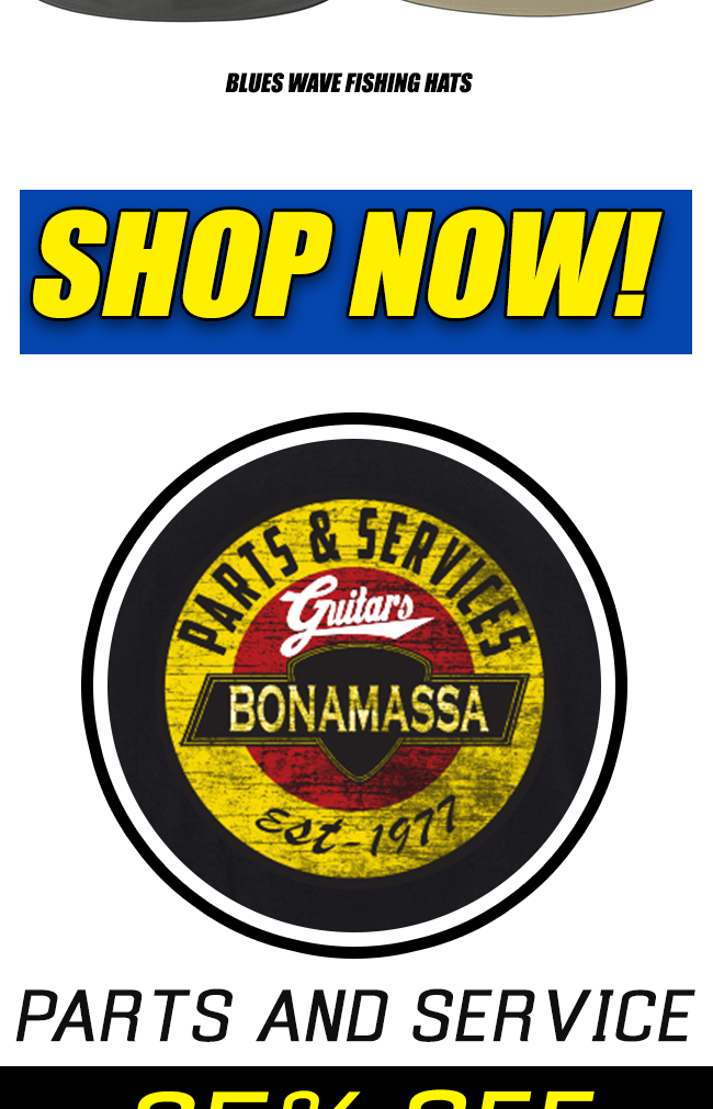 Get the latest deals on Bonamassa merch here!