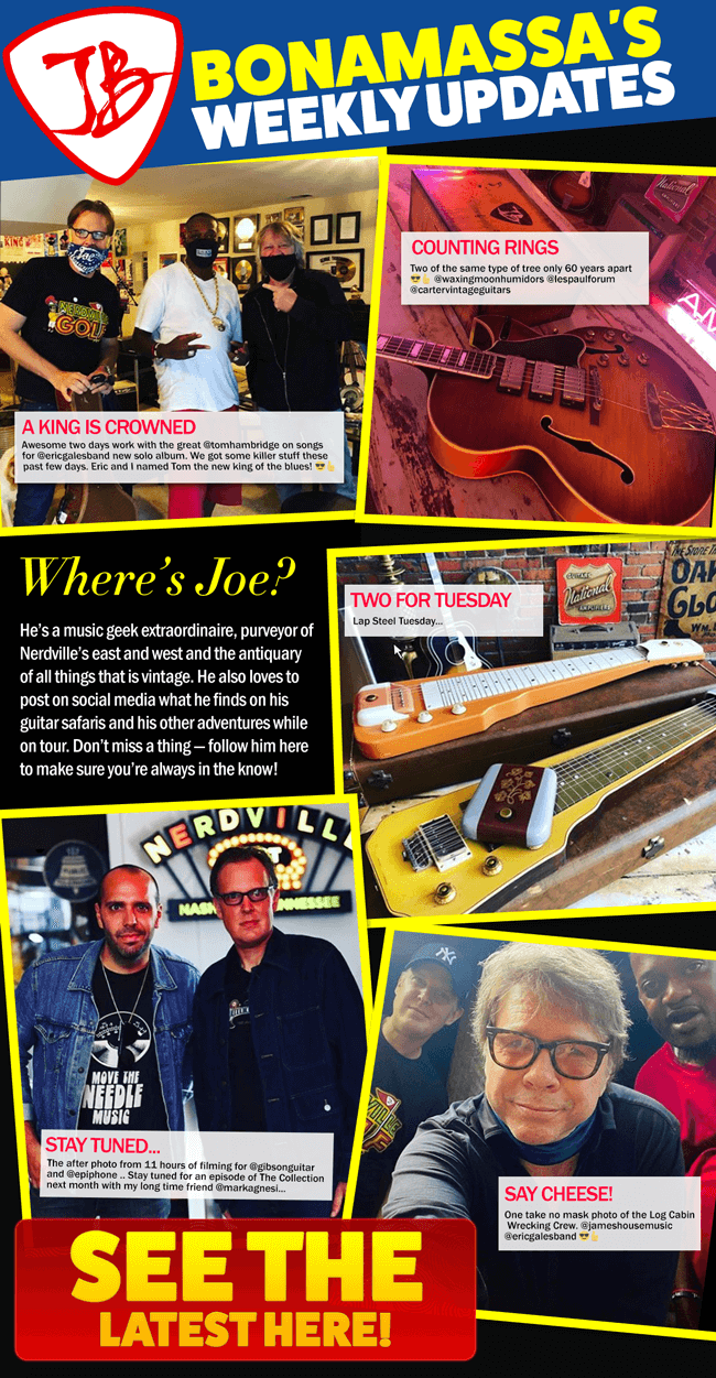 Don't miss the latest with Joe - follow him on all his social accounts where he posts daily!